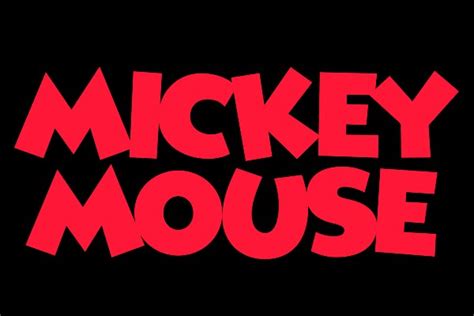 Mickey Mouse font
