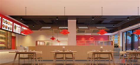 餐厅装修设计案例——陈记炒鸡汝州东环路店-梵意空间设计