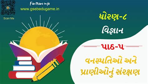 ધોરણ-૮ વિજ્ઞાન પાઠ-૫ વનસ્પતિઓ અને પ્રાણીઓનું સંરક્ષણ