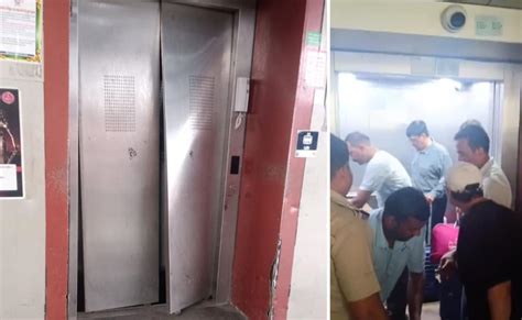 नवी मुंबई: पनवेल रेलवे स्टेशन पर लिफ्ट गिरी, 10 मिनट तक फंसे रहे चार ...
