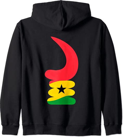 Adinkra Symbols African Ghanaian Akoben Symbol Adinkra Codes Zip Hoodie ...