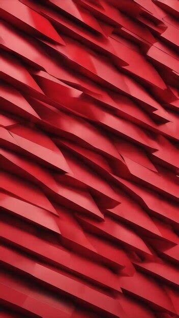 Red geometry background | Premium AI-generated image