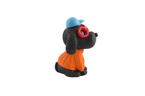 Miniature Dog wearing Cap for Garden Decor – Deczo