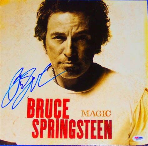 Bruce Springsteen Autographed Album