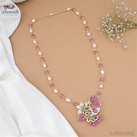 Sophie’s Exquisite Multi-Colored Gemstone Chain – Emmadi Silver Jewellery