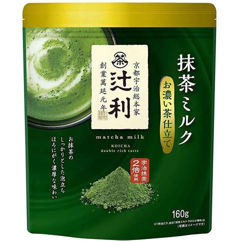 Kataoka Tsujiri Matcha Milk Instant Powder Koicha Rich Taste 160g Uji ...