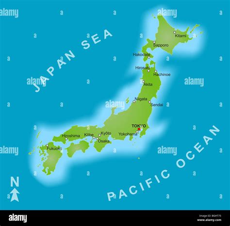 Large Map of Japan 的图像结果