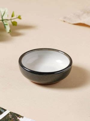 Buy Nestasia Black & White Fine Ceramics Food-Safe & Lead-Free Small ...