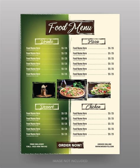 Menu Sheet 的图像结果