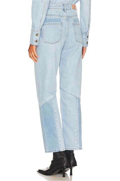 Song of Style Dagny Mixed Wash Jean in Light & Mid Blue | REVOLVE