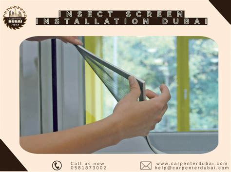 Image result for Insect Screen Installation