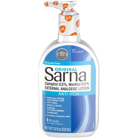 Sarna Anti-Itch Lotion, Original, 7.5 fl oz (222 ml)