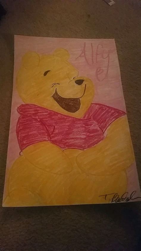 Pooh Bear 🐶 | Paint and sip, Drawing & painting, Pooh bear