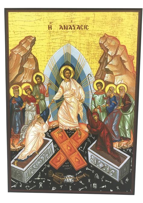 Buy JWG Industries The Resurrection of Jesus Orthodox Wooden Byzantine ...