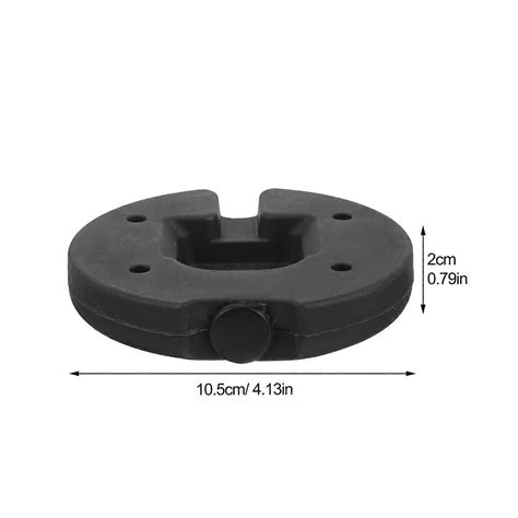 Desk Lamp Iron Round Base Weight Floor Lamp Loader Stand Weighted Desk ...