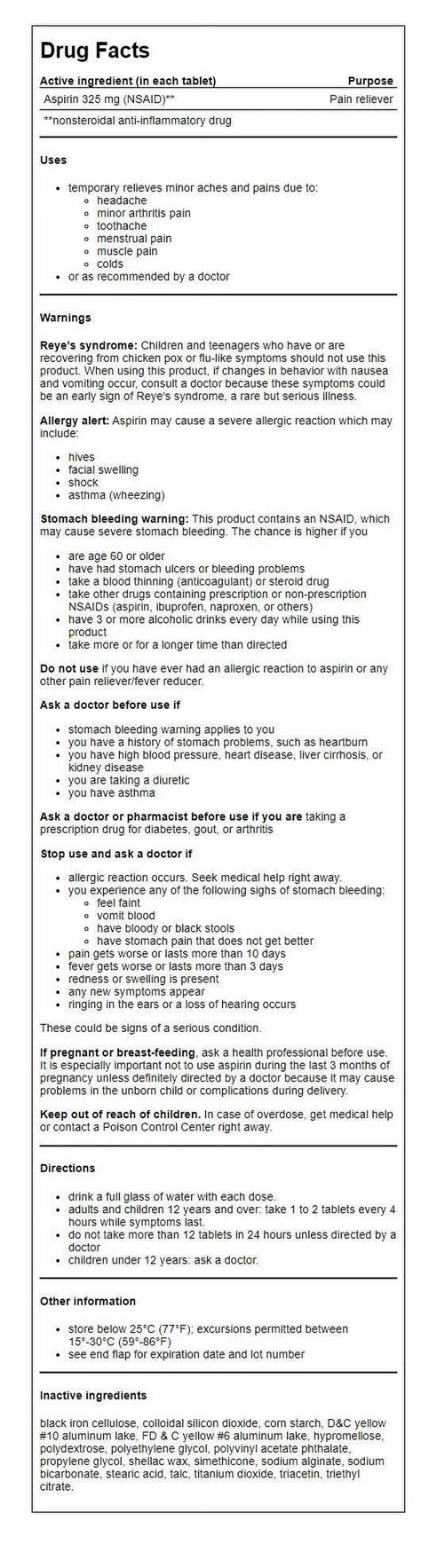 300 Tablets of Ecotrin Regular Strength Safety Coated Aspirin in Nepal ...