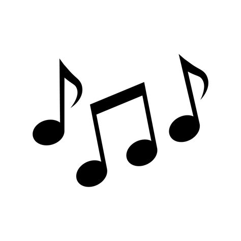 Music notes vector isolated on white background 23544053 Vector Art at ...