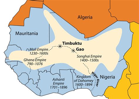Timbuktu Map Africa