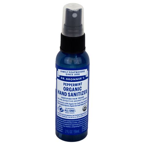 Dr. Bronner's Peppermint Hand Sanitizer – Bioshackstore.com
