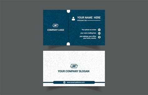 Corporate Business Card Template 的图像结果