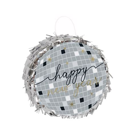 Disco Ball Piñata - New Years Party Decorations, Happy New Years Pinata ...