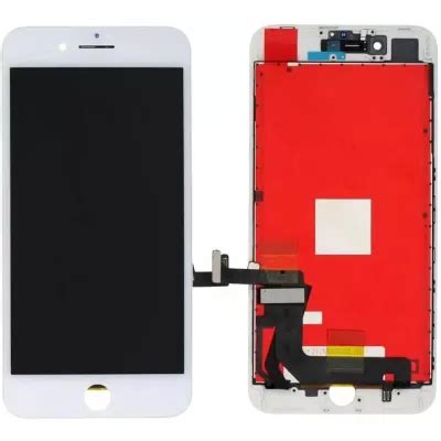 LCD with Touch Screen for Apple iPhone 8 - White (Display Glass Combo ...