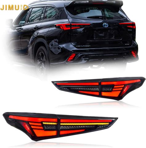 Buy JIMUID LED Tail Lights For 2022 Toyota Highlander Start Dynamic ...