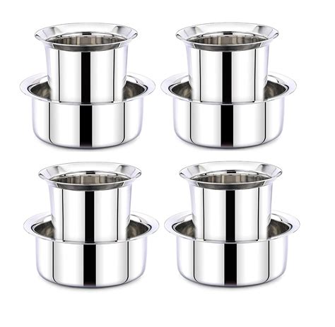 Buy PRINA E-SHOP Stainless Steel Dabara Coffee Set | Traditional South ...