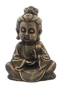 Buy Tripti Muti hub Monk Baby Buddha Statue for Home Decor Bronze ...