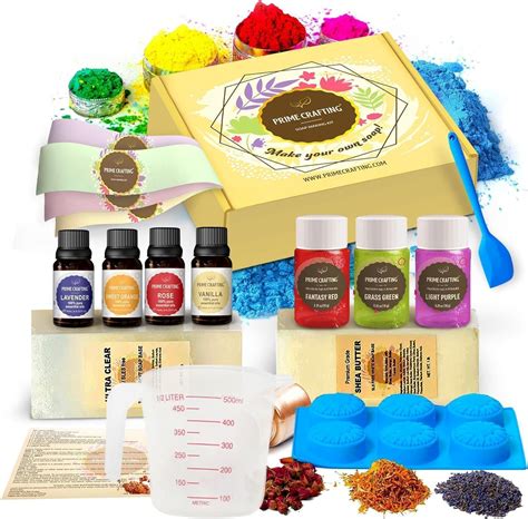 Soap Making Kit - Kit Fabrication Savon - Soap Making Supplies with 1lb ...