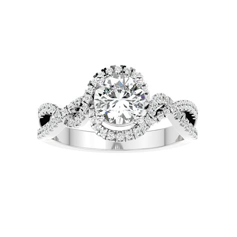 Buy Twirl Silver Engagement Ring for Women | Cutiefy