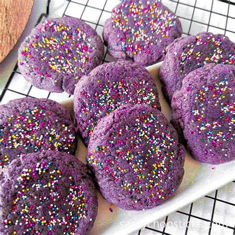 Ube Cookies Recipe: Delicious Purple Yam Dessert - Sassy Chopsticks