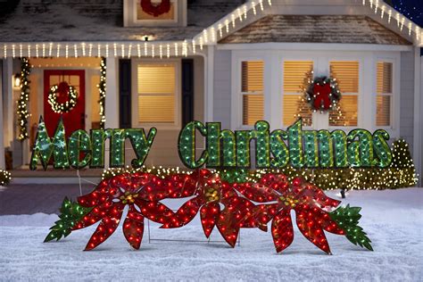Merry Christmas Sign Lighted