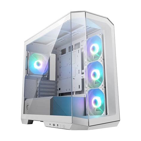 Amazon.in: Buy MSI MAG PANO M100R PZ White Gaming Case: Sleek White Mid ...