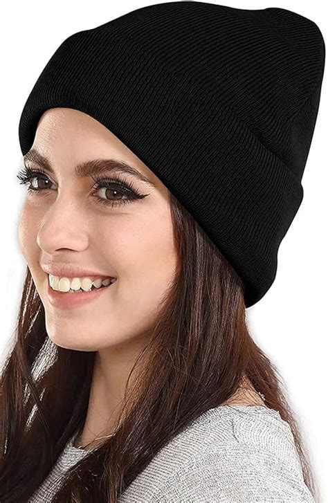 Buy DIGITAL SHOPEE Women's Woollen Winter and Snow Skull Cap ( Black ...