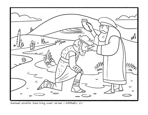 King Saul Coloring Pages