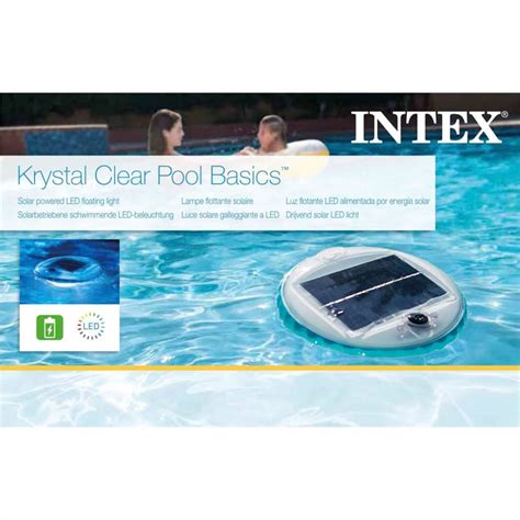 Image result for Intex Floating LED Pool Light Solar Powered W