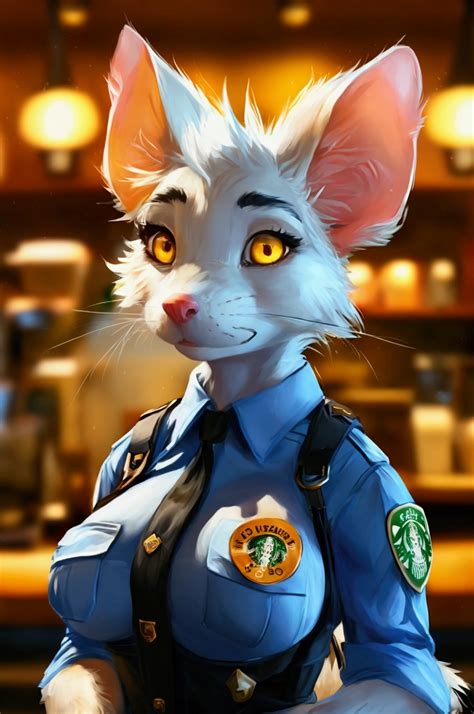 (anthro)) Officer Flint, rat, Ross Tran, by ruan jia, by zaush - SeaArt AI