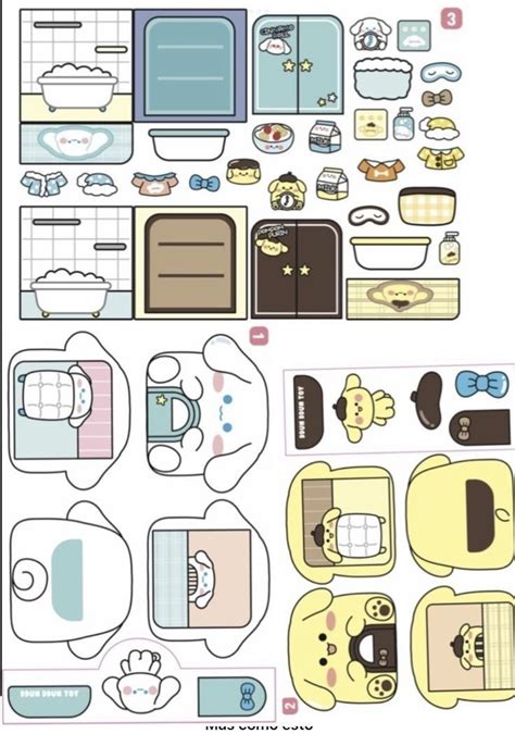 Cinamonroll | Hello kitty crafts, Paper doll printable templates, Paper ...