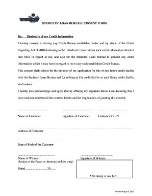 Students’ Loan Bureau Salary Deduction Order - Blank Fillable Template ...