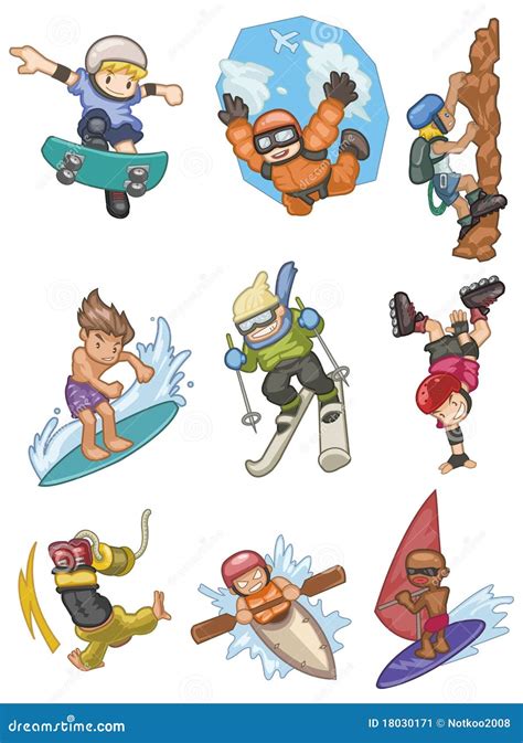 Extreme Sports Cartoon 的图像结果