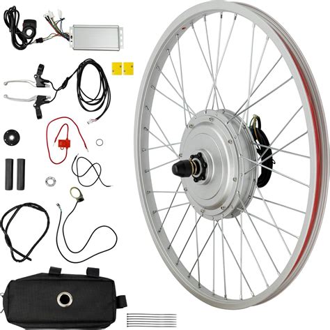 Amazon.com : 750W 36V Electric Bike Conversion Kit, 24" Front Wheel E-Bike Conversion Kit W ...