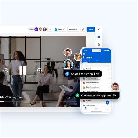 Send large files and videos with one secure link | Box