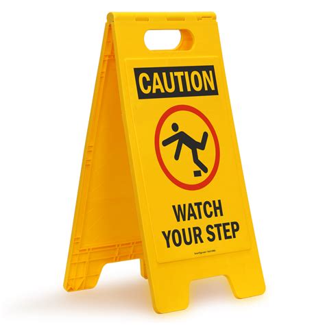 Caution Floor Signs | OSHA Compliant Caution Signs for Floor