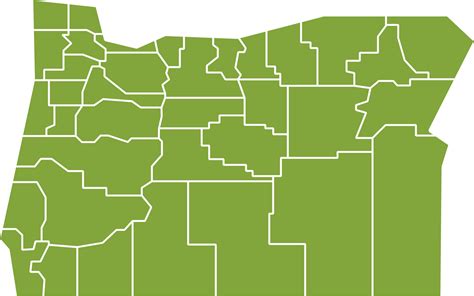 outline drawing of oregon state map. 44267827 PNG