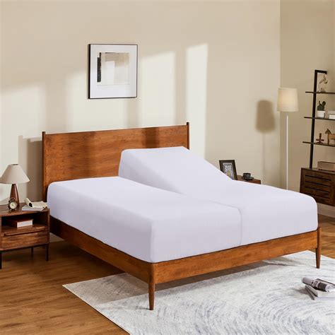 Amazon.com: Split King/2 Pack Twin XL Egyptian Cotton Fitted Sheets 600 ...