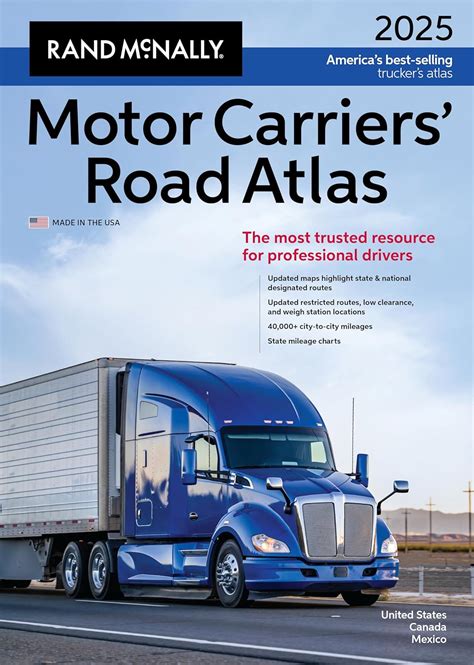 Rand McNally 2025 Motor Carriers' Road Atlas: Rand McNally ...
