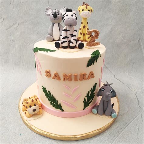 Forest Animal Birthday Cake | Animal Birthday Cake | Order Custom Cakes ...