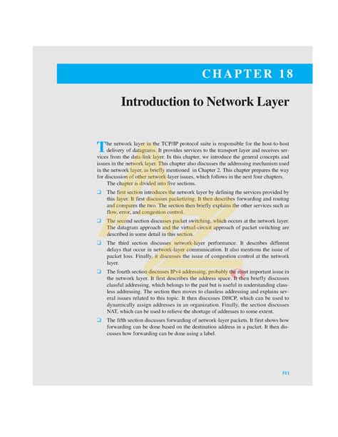 Module 3-1 - Computer networks - 511 C H A P T E R 1 8 Introduction to ...