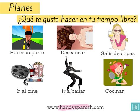 ¿Qué te gusta hacer en tu tiempo libre? | Vamos a bailar, Vocabulario ...